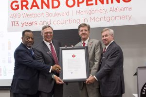 Mayor Todd Strange, Chairman Elton Dean, Grand Opening, Facility, Investment, Commitment