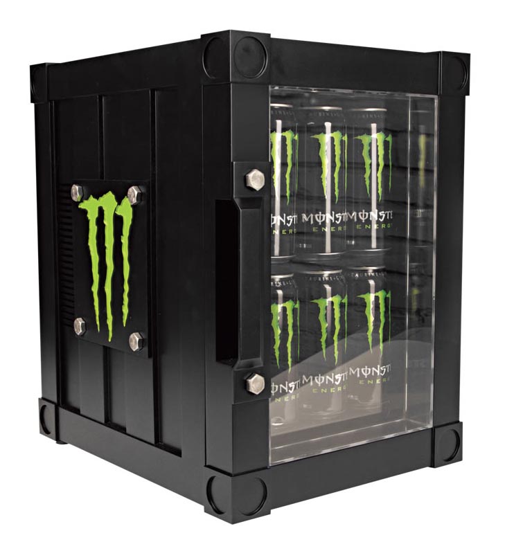 monster cooler fridge