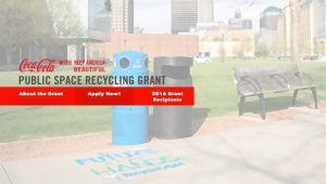 America Recycles Day, public space grant, keep america beautiful. sustainability