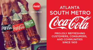 hand holding three types of coca cola