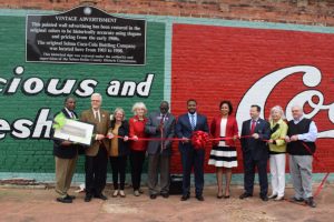 montgomery, Ghost Sign, restored Coca-Cola mural, Selma, Alabama, Ribbon Cutting