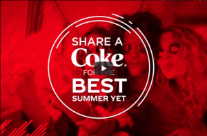 watch, share a coke, sip & scan