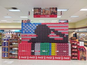 coca-cola united displays