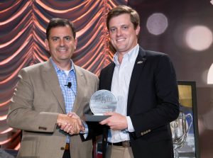 Coca-Cola UNITED, Market Street Challenge, 2018 Highest Execution Index Award, Beeland Nielsen accepting award