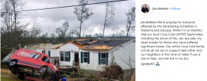 Jim Dinkins, F4 Tornadoes, East Alabama, Deep South Division