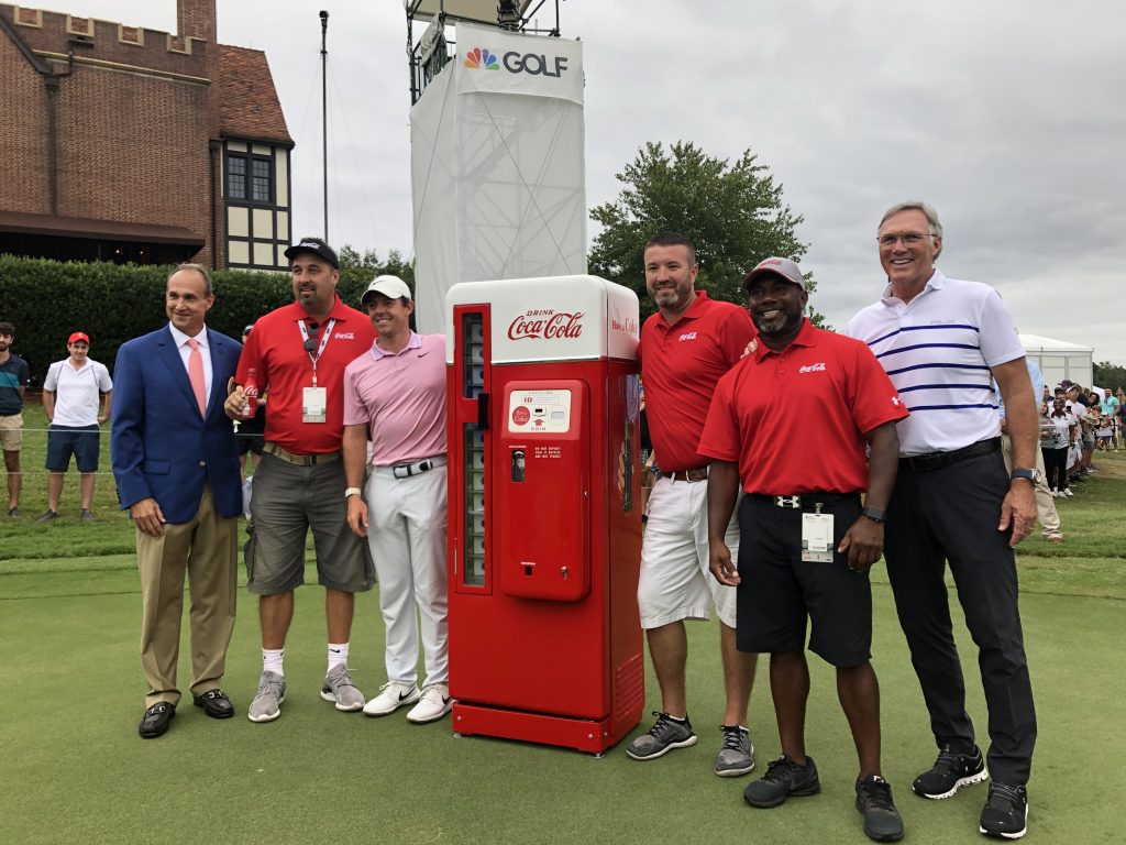 CocaCola UNITED Celebrates with PGA Tour Championship Winner Rory