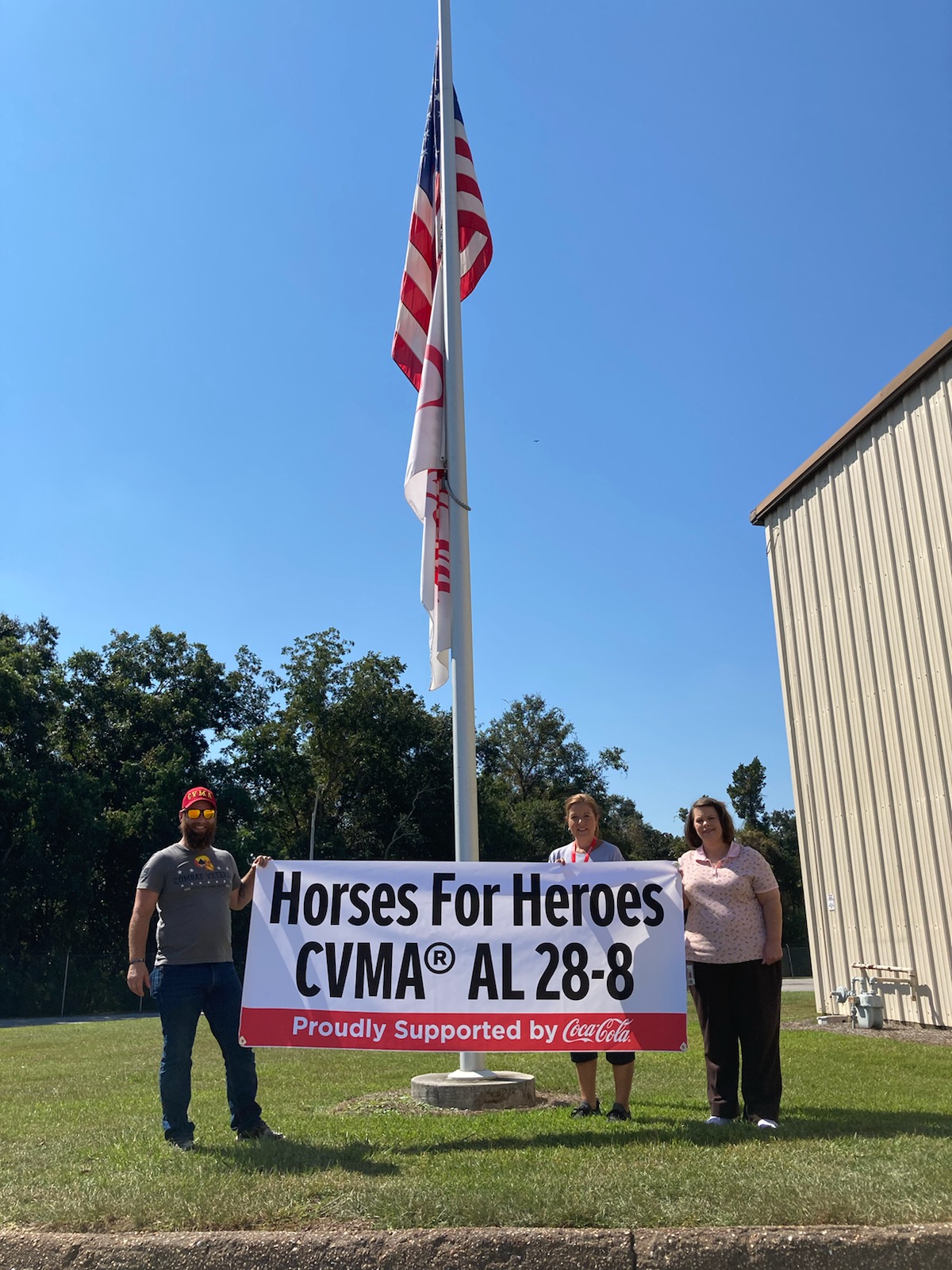 Robertsdale CocaCola Supports Horses for Heroes Ride CocaCola UNITED