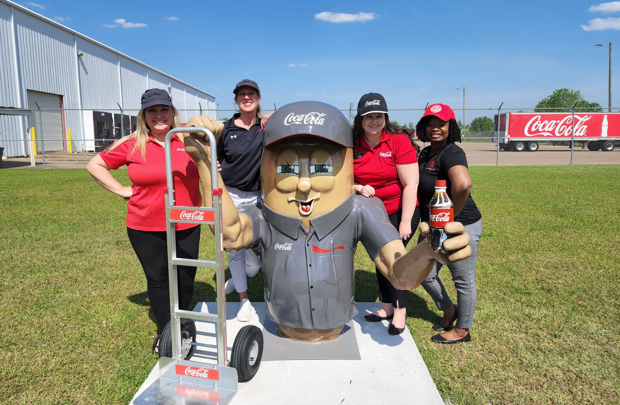 Meet CokeANut Dothan CocaCola Names Giant Peanut Sculpture Coca