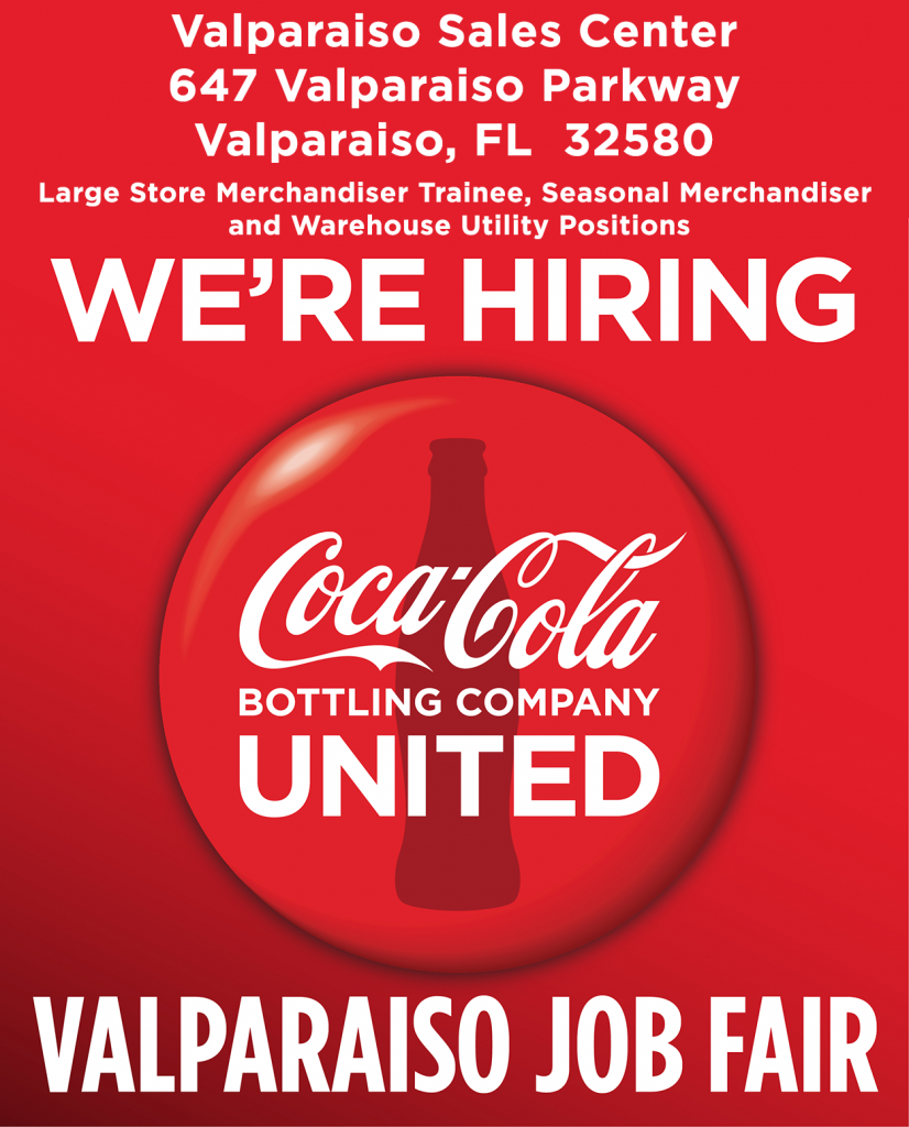We're Hiring_Valparaiso_job specific CocaCola UNITED